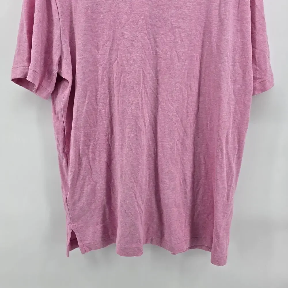 Polo Ralph Lauren Polo Shirt Mens XL Pink Classic‎ Fit Short Sleeve Cotton